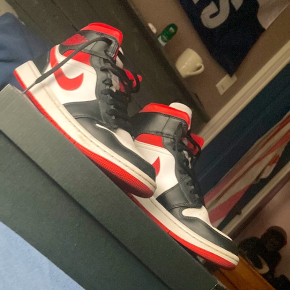 Jordan Other - Nike Air Jordan 1s gym red